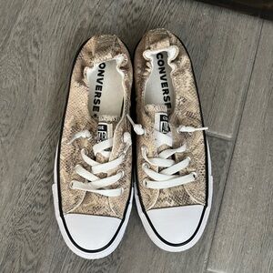 Snakeskin Shoreline Converse